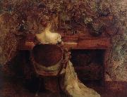 Thomas Wilmer Dewing The Spinet oil painting